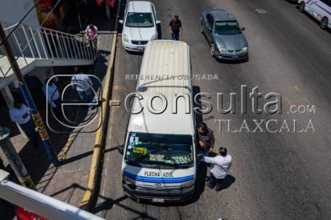 Protesta de Transportistas en Zacatelco, la capital del caos imagen 3