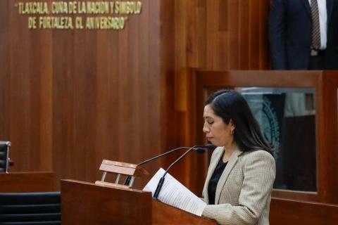La diputada suplente Olivia Guzmán alza la voz en contra de los acontecimientos sucedidos en Zacatelco imagen 3