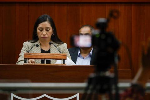 La diputada suplente Olivia Guzmán alza la voz en contra de los acontecimientos sucedidos en Zacatelco imagen 4