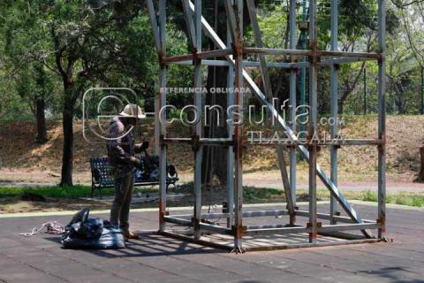 Inician trabajos de rehabilitación de Torre de Escalada en Parque de la Juventud imagen 6