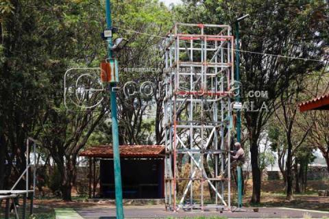 Inician trabajos de rehabilitación de Torre de Escalada en Parque de la Juventud imagen 3