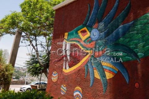 Listo el mural “Pigmentos del Pasado” en la comunidad de Tizatlán imagen 3