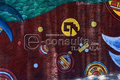 Listo el mural “Pigmentos del Pasado” en la comunidad de Tizatlán imagen 2
