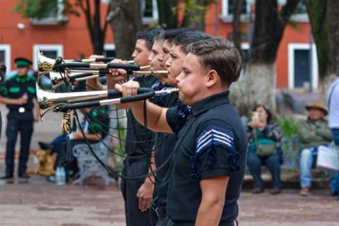 2da edición del concurso estatal de bandas de guerra CECyTE en Tlaxcala imagen 6