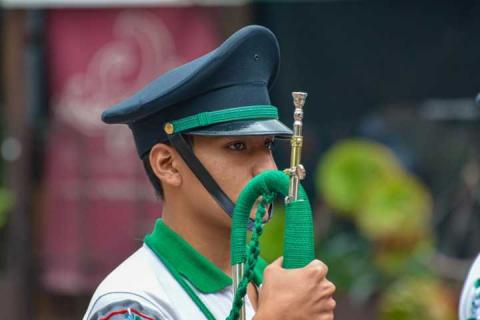 2da edición del concurso estatal de bandas de guerra CECyTE en Tlaxcala imagen 8