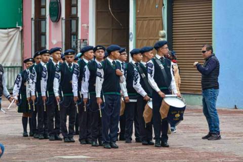 2da edición del concurso estatal de bandas de guerra CECyTE en Tlaxcala imagen 9