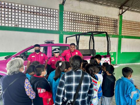 Continúa Policía de Chiautempan con la promoción de la seguridad vial en escuelas del municipio imagen 1