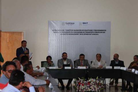 Instalán comité que validará el otorgamieno de concesiones de transporte público en Tlaxcala imagen 5