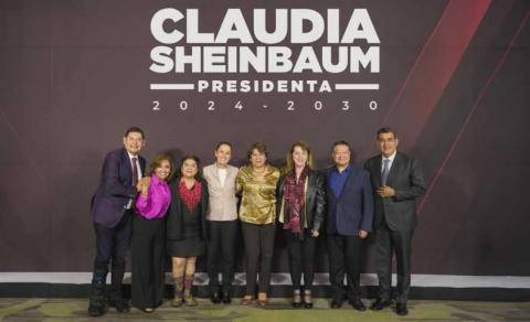 Asiste Lorena Cuéllar a reunión de gobernadores con la presidenta electa Claudia Sheinbaum imagen 3