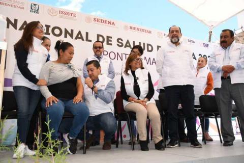 Encabeza Lorena Cuéllar inicio de jornada nacional de salud 2024 en Atltzayanca imagen 7