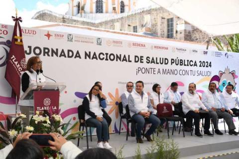 Encabeza Lorena Cuéllar inicio de jornada nacional de salud 2024 en Atltzayanca imagen 1
