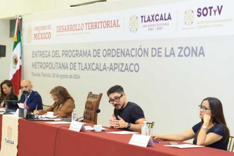 Recibe Gobernadora programa de ordenación de la Zona Metropolitana De Tlaxcala-Apizaco imagen 6