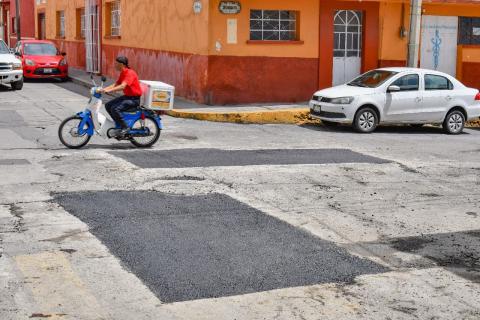 Arranca programa de bacheo en Huamantla imagen 1