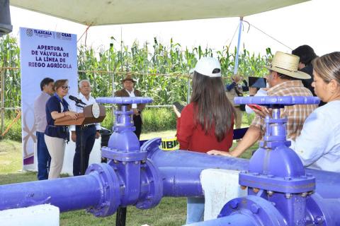 Cuenta Tepetitla con líneas de riego agrícola de plantas de tratamiento de aguas imagen 2