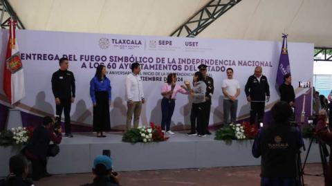 San Pablo Del Monte recibe fuego simbólico en conmemoración de la Independencia De México imagen 6