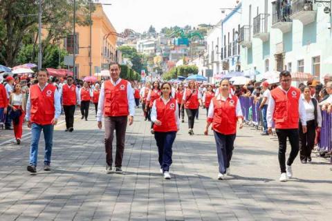 Encabeza Gobernadora Desfile Cívico Militar de la Independencia De México imagen 10