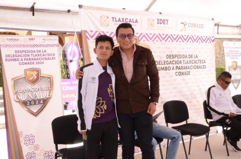Despiden a delegación tlaxcalteca que participará en Para-Nacionales Conade 2024 en Oaxaca imagen 5