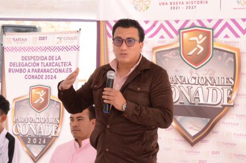 Despiden a delegación tlaxcalteca que participará en Para-Nacionales Conade 2024 en Oaxaca imagen 6