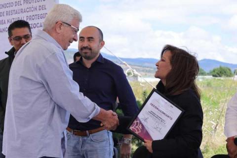 Encabeza Gobernadora trabajos de restauración del área natural protegida “Los Pitzocales” en Tetla imagen 8