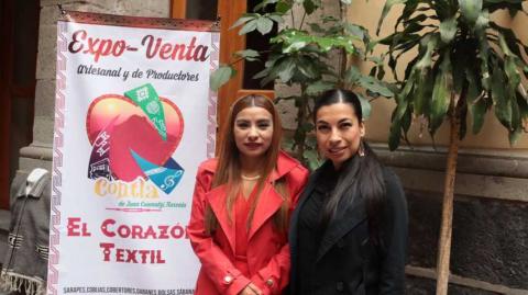 Inaugura alcaldesa de Contla Ivonne Roldán Expo-Venta Artesanal y de Productores en Casa Tlaxcala CDMX imagen 2