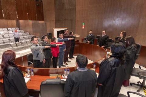 Rinden protesta ante el pleno del TSJE seis jueces municipales imagen 2