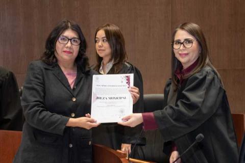 Rinden protesta ante el pleno del TSJE seis jueces municipales imagen 5