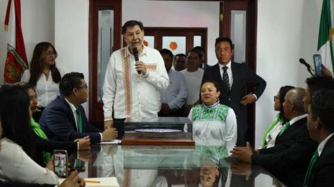 Senador Gerardo Fernández Noroña recibe presea honorífica Cuauhtuatla en San Pablo del Monte imagen 6