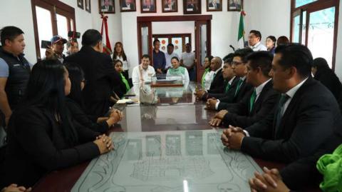 Senador Gerardo Fernández Noroña recibe presea honorífica Cuauhtuatla en San Pablo del Monte imagen 4