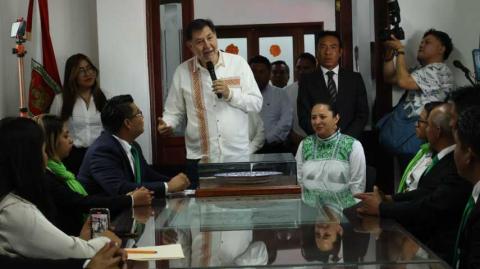 Senador Gerardo Fernández Noroña recibe presea honorífica Cuauhtuatla en San Pablo del Monte imagen 5