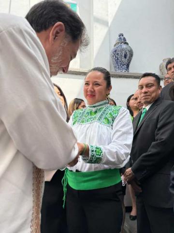 Senador Gerardo Fernández Noroña recibe presea honorífica Cuauhtuatla en San Pablo del Monte imagen 2