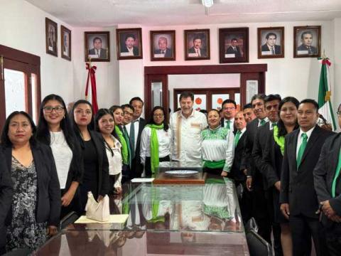 Senador Gerardo Fernández Noroña recibe presea honorífica Cuauhtuatla en San Pablo del Monte imagen 3