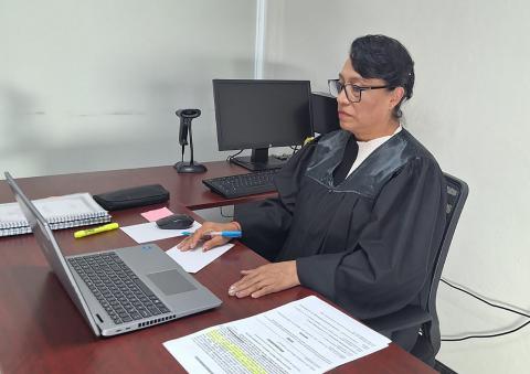 Realiza Poder Judicial de Tlaxcala primera audiencia a través de videoconferencia imagen 1