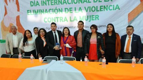 Conmemoración sobre el Día Mundial de la Eliminación de la Violencia contra la Mujer en San Pablo del Monte imagen 4