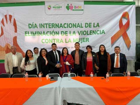 Conmemoración sobre el Día Mundial de la Eliminación de la Violencia contra la Mujer en San Pablo del Monte imagen 7