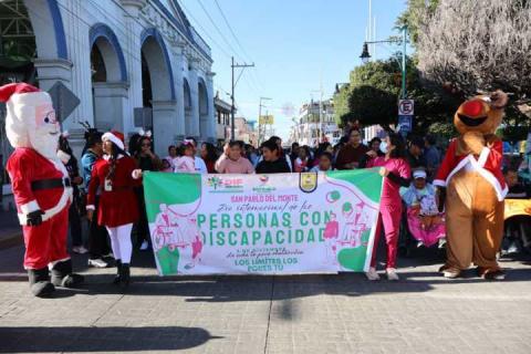 Desfile "1, 2, 3 Por la Inclusión" promueve la sana convivencia en San Pablo del Monte imagen 1