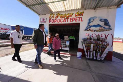 Supervisa CEPC medidas de seguridad en mercados de pirotecnia de Sanctórum, Apizaco y Chiautempan imagen 3