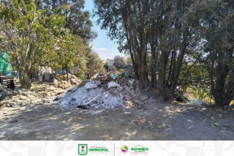 Propaet y Ayuntamiento de San Pablo del Monte clausuran tiraderos clandestinos en barrancas imagen 4
