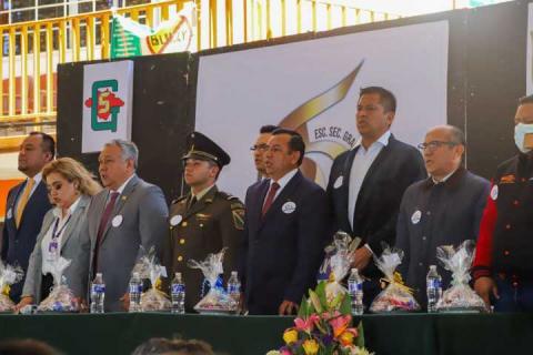 Asiste el Presidente Idelfonso Carro RoldáN a la celebración del 65 Aniversario de la Escuela Secundaria Rafael Minor Franco imagen 4