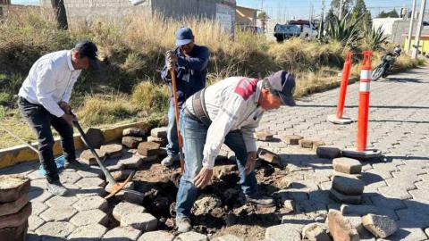Tetla de la Solidaridad mejora su infraestructura vial imagen 1