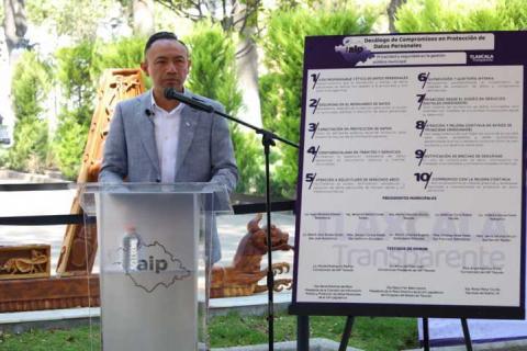 Firma IAIP Tlaxcala y autoridades municipales decálogos por la transparencia imagen 7