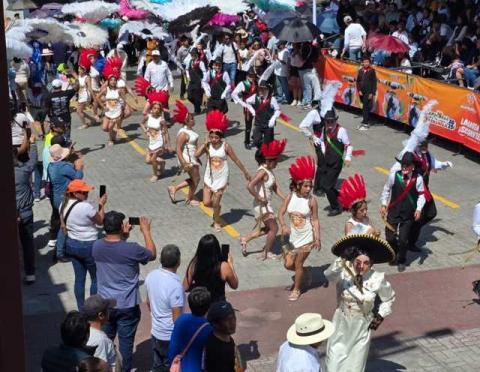 Carnaval de Papalotla: Fiesta que rebasó todas las expectativas y cautivó a miles de Visitantes imagen 2