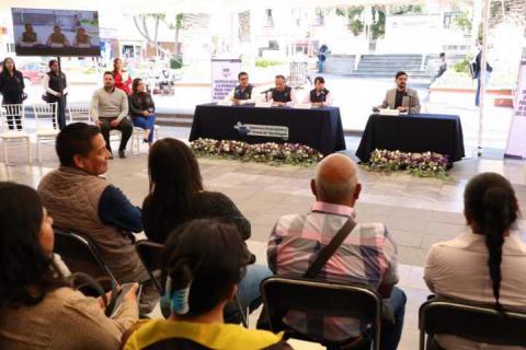 Realizan con éxito IAIP la segunda sesión itinerante en el Parque Juárez del municipio de Chiautempan imagen 3