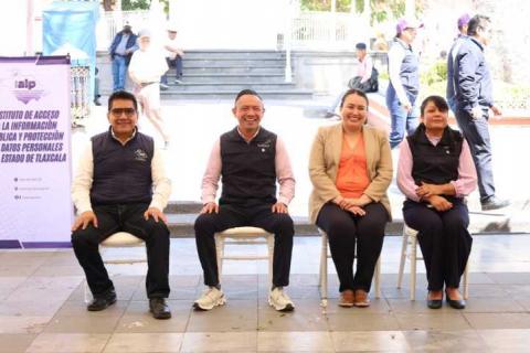 Realizan con éxito IAIP la segunda sesión itinerante en el Parque Juárez del municipio de Chiautempan imagen 5