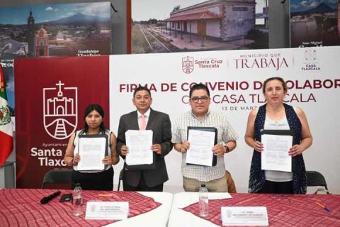 Santa Cruz Tlaxcala firma convenio con Casa Tlaxcala para impulsar la promoción cultural y gastronómica imagen 2