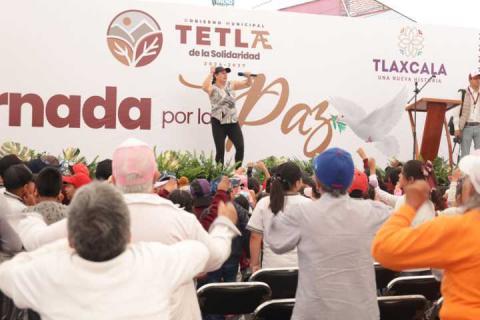 Prevención, activación física y trabajo en comunidad resaltan en las ferias por la paz en Tetla imagen 2