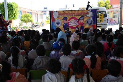 Concluye satisfactoriamente Jornada de Prevención del Delito y Educación Vial en instituciones escolares de Tepetitla imagen 1