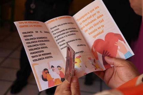 Policía de Papalotla emprende acciones de prevención contra la violencia de genero imagen 2