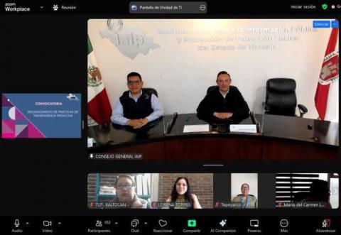 Presenta IAIP Tlaxcala convocatoria de reconocimiento en prácticas de transparencia proactiva imagen 6