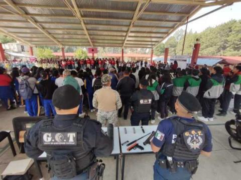 Se llevó a cabo la Feria de Seguridad Juvenil en la comunidad de San Pedro Tlalcuapan - Chiautempan imagen 5