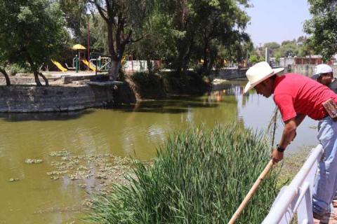 Unen esfuerzo para realizar una jornada de limpieza en "La Presa" imagen 1